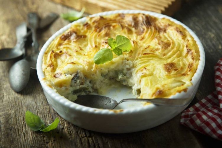 Hachis parmentier au poisson, recette, application de cuisine