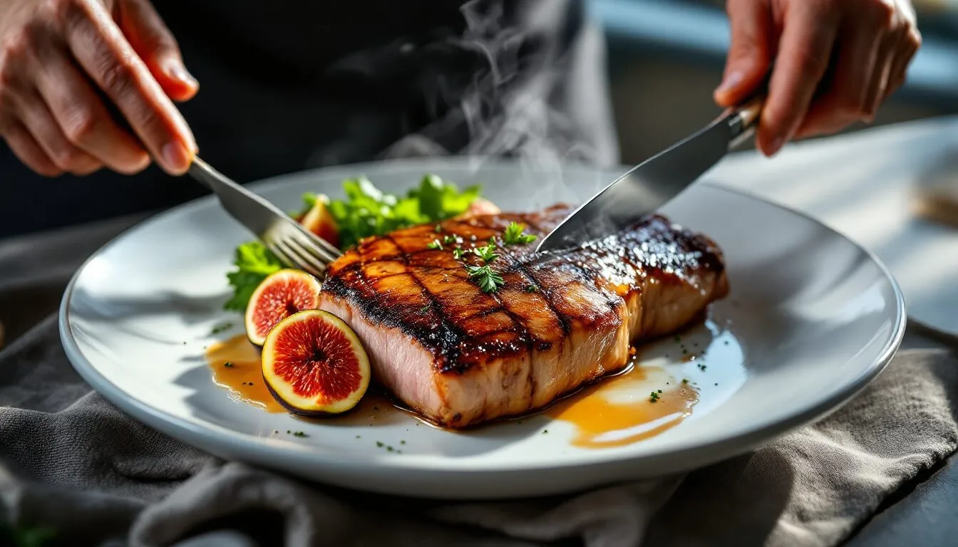 magret de canard aux figues fraîches