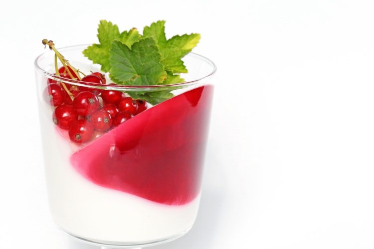 Panacotta vanille et fruits rouges croquants