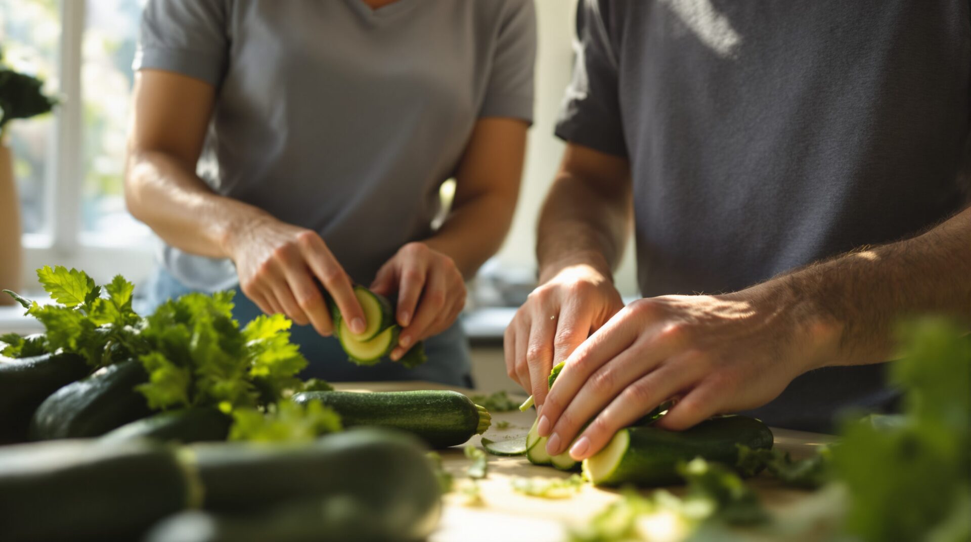 Éplucher les courgettes : la question santé et goût à résoudre