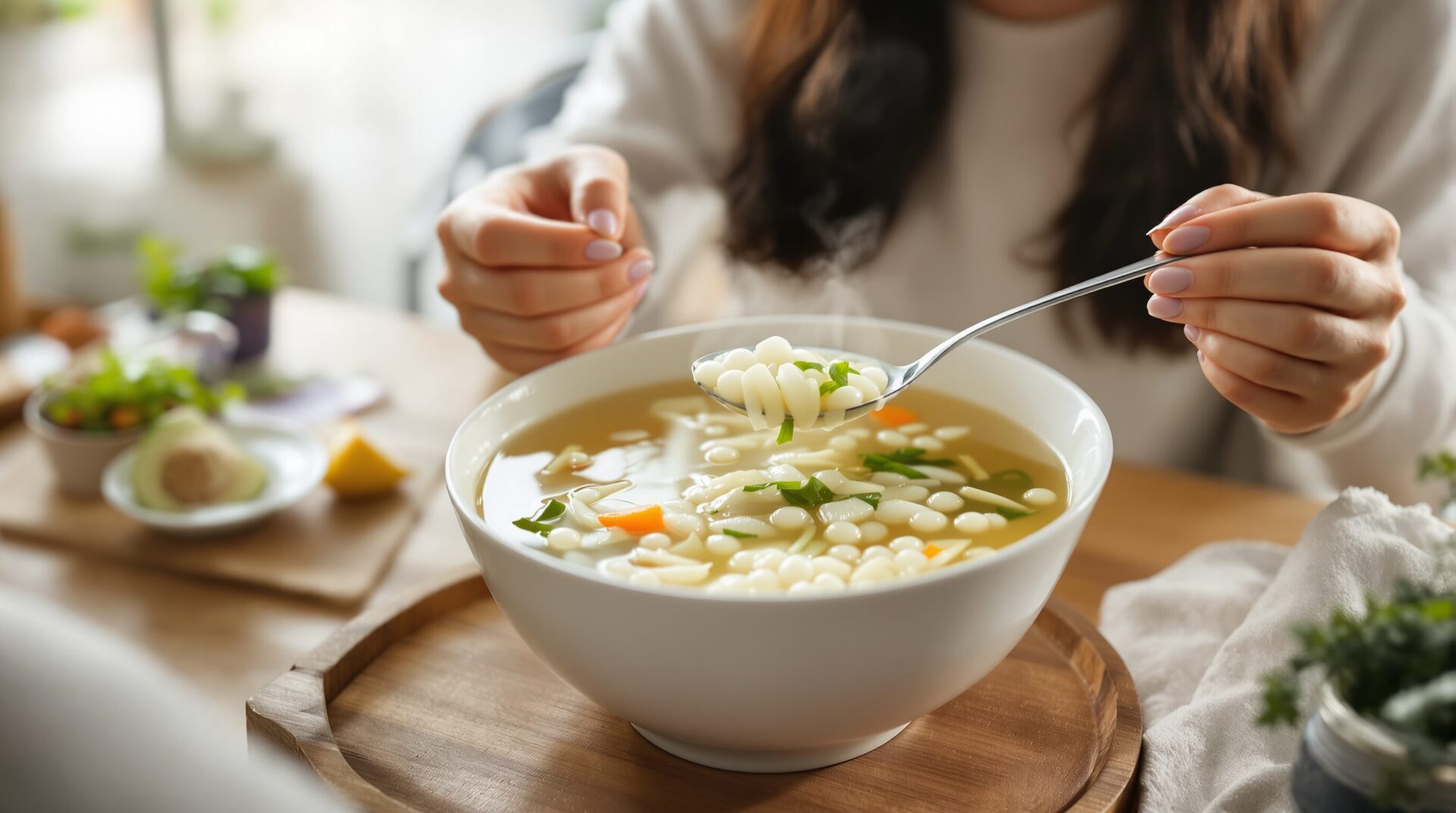 soupe tapioca bouillon