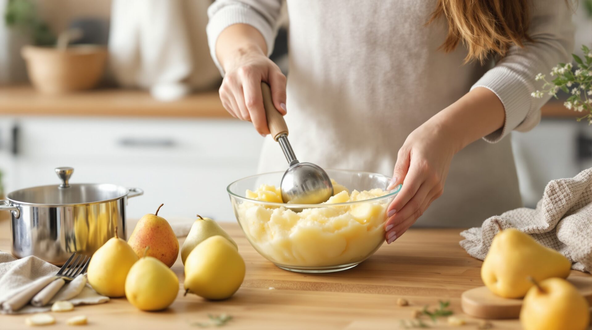 recette puree de poire