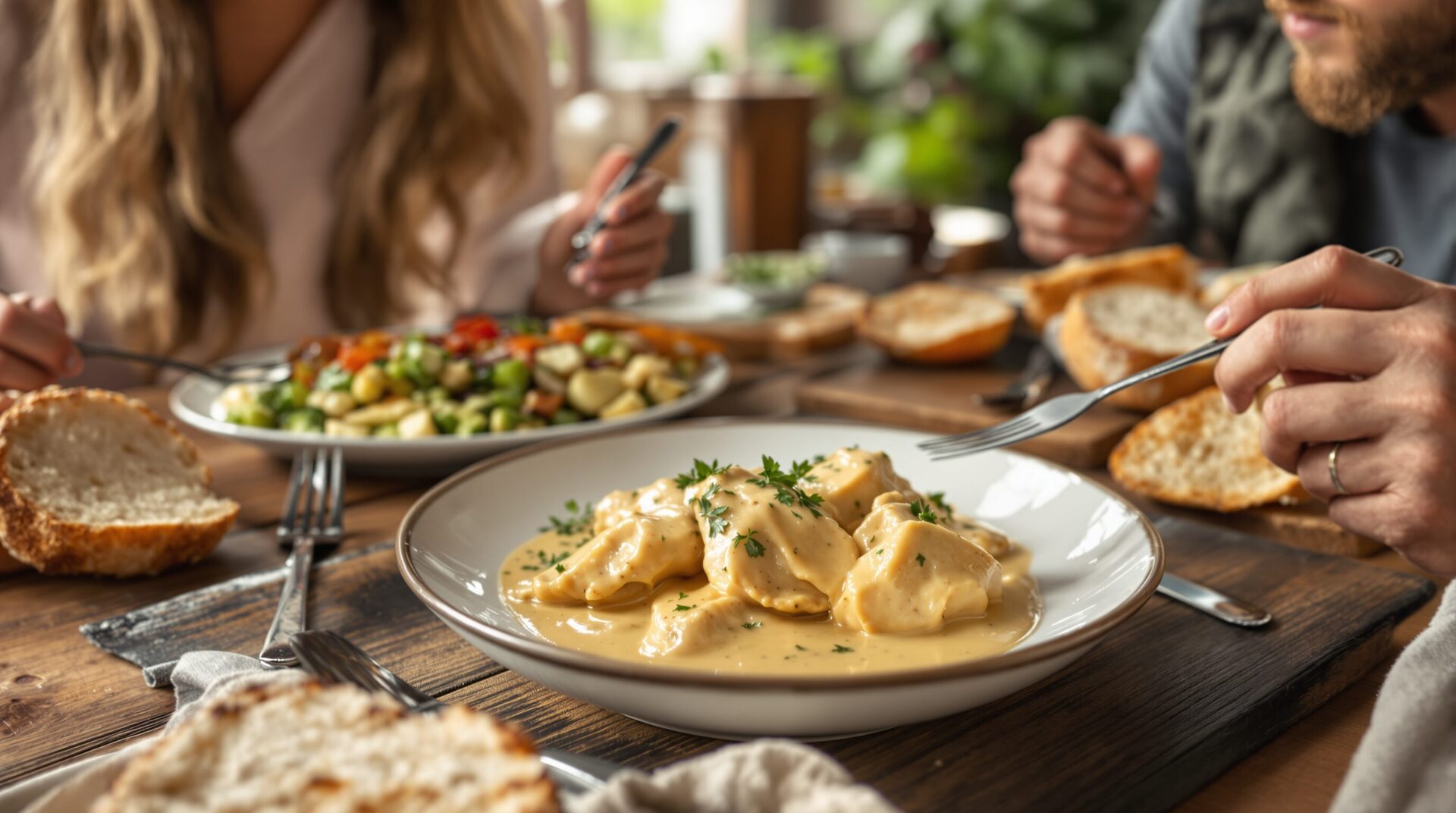 poulet sauce fond de veau