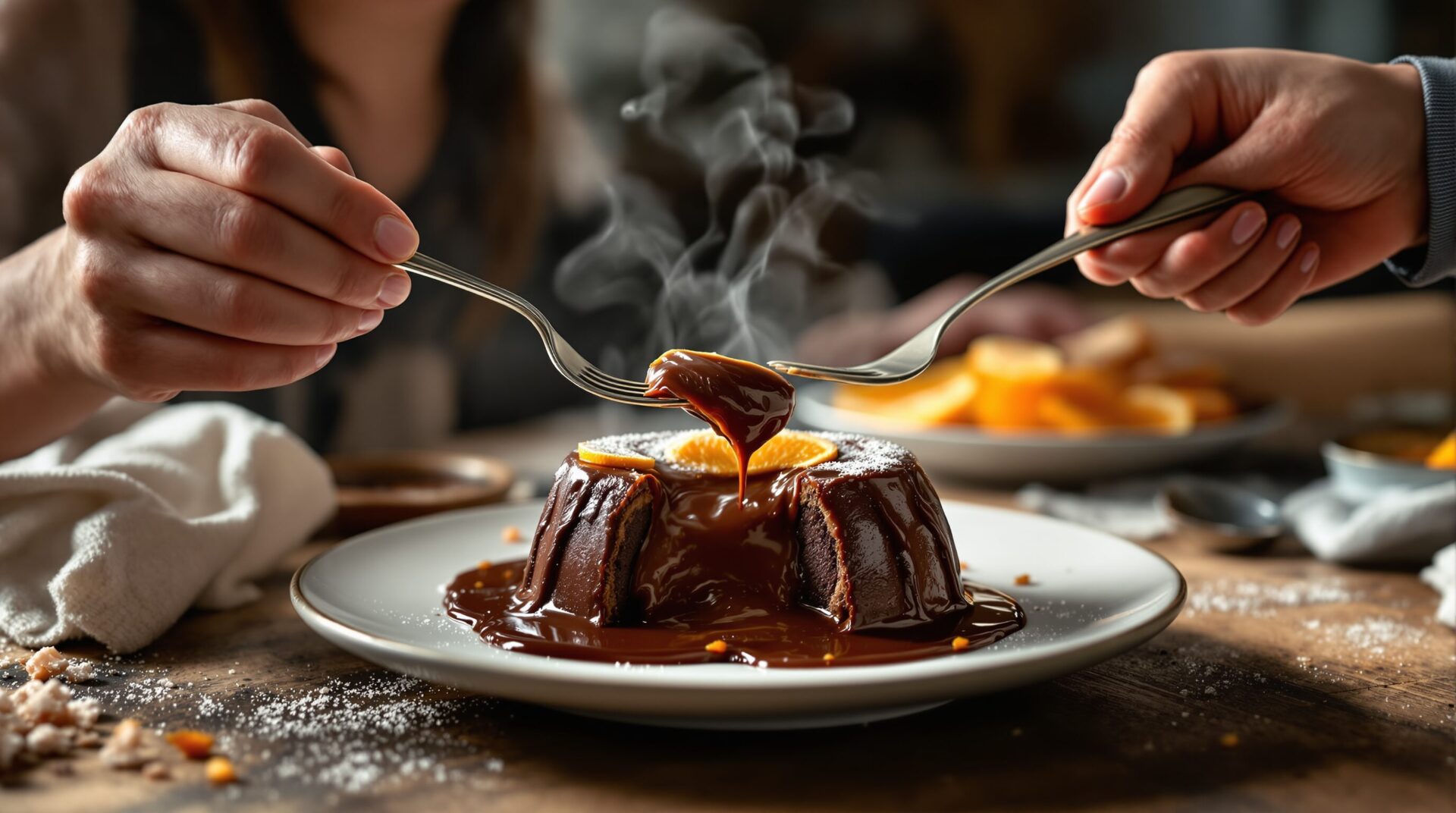 Fondant orange chocolat : la recette facile pour un dessert irrésistible