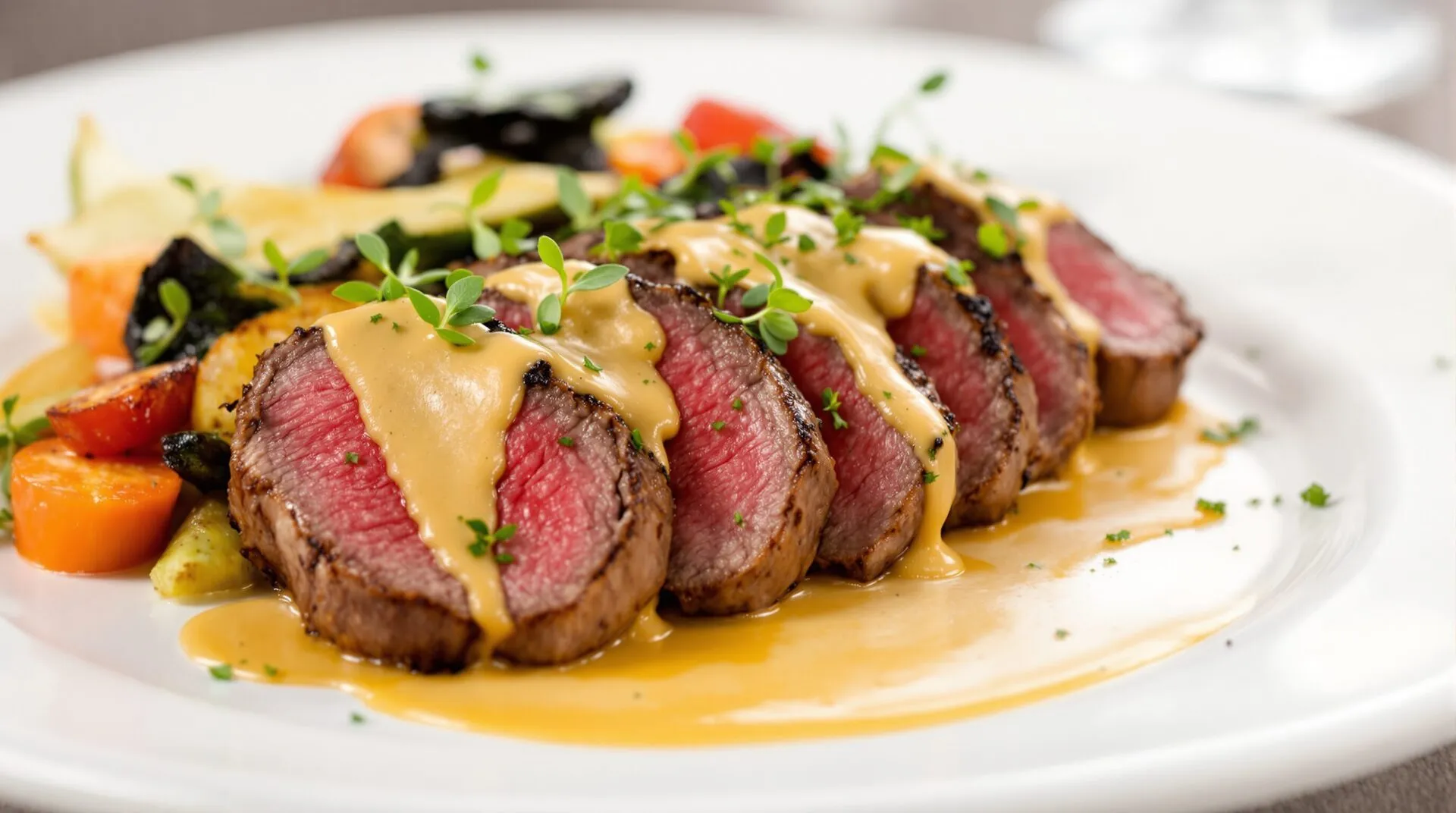 Filet mignon à la moutarde façon gastronomique pour une tendreté qui étonne