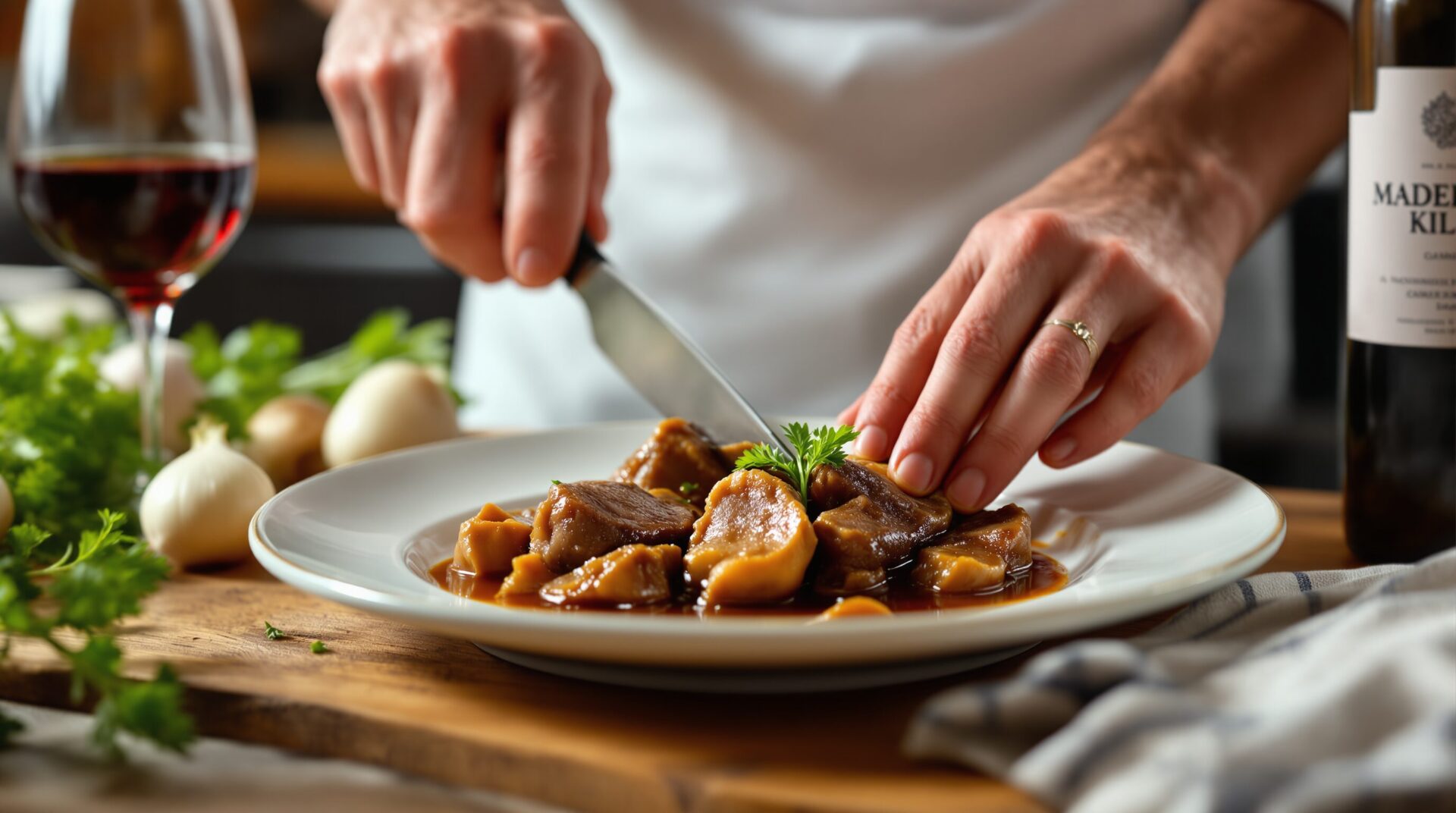 Recette des rognons de boeuf sauce madere : la méthode pour une viande tendre