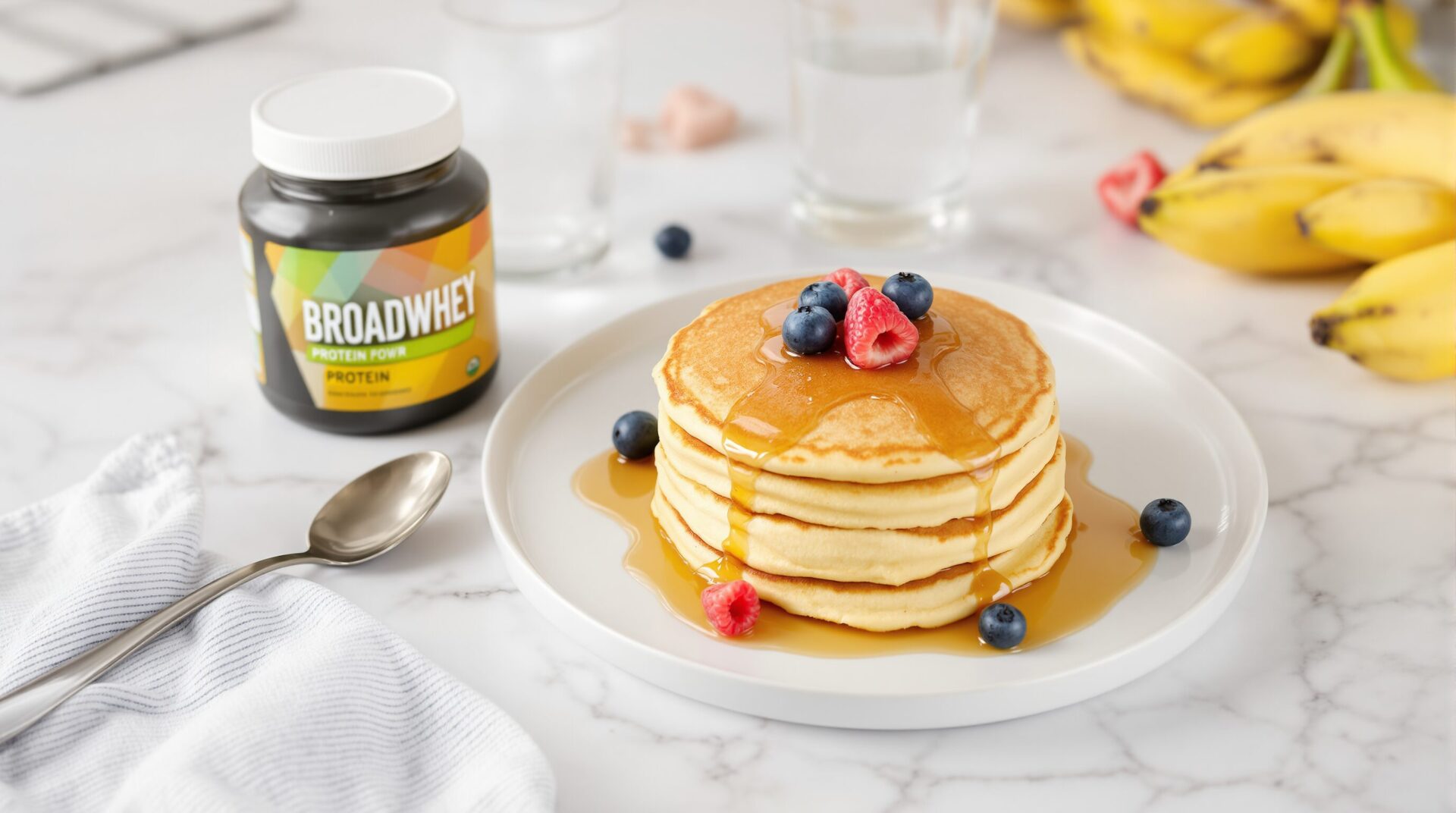 Recettes de crêpes protéinées avec Broadwhey : le carburant gourmand du sportif