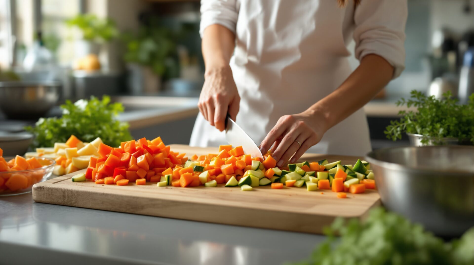 Recette de brunoise de légumes : la méthode simple pour une présentation raffinée