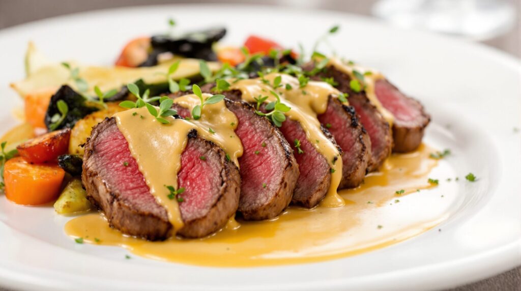 filet mignon moutarde