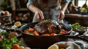 epaule de sanglier en cocotte sans marinade
