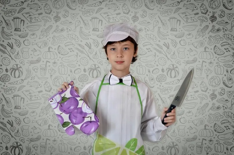(Re)Découvrez le tablier de cuisine personnalisé en tissu écologique