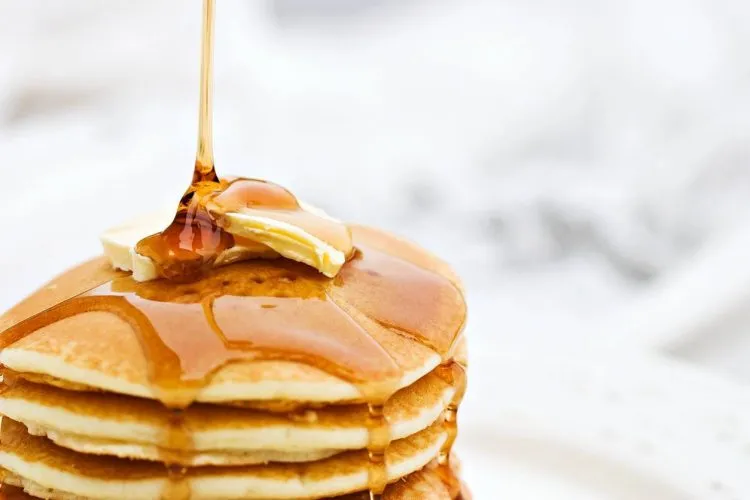 pancakes au sirop d'érable
