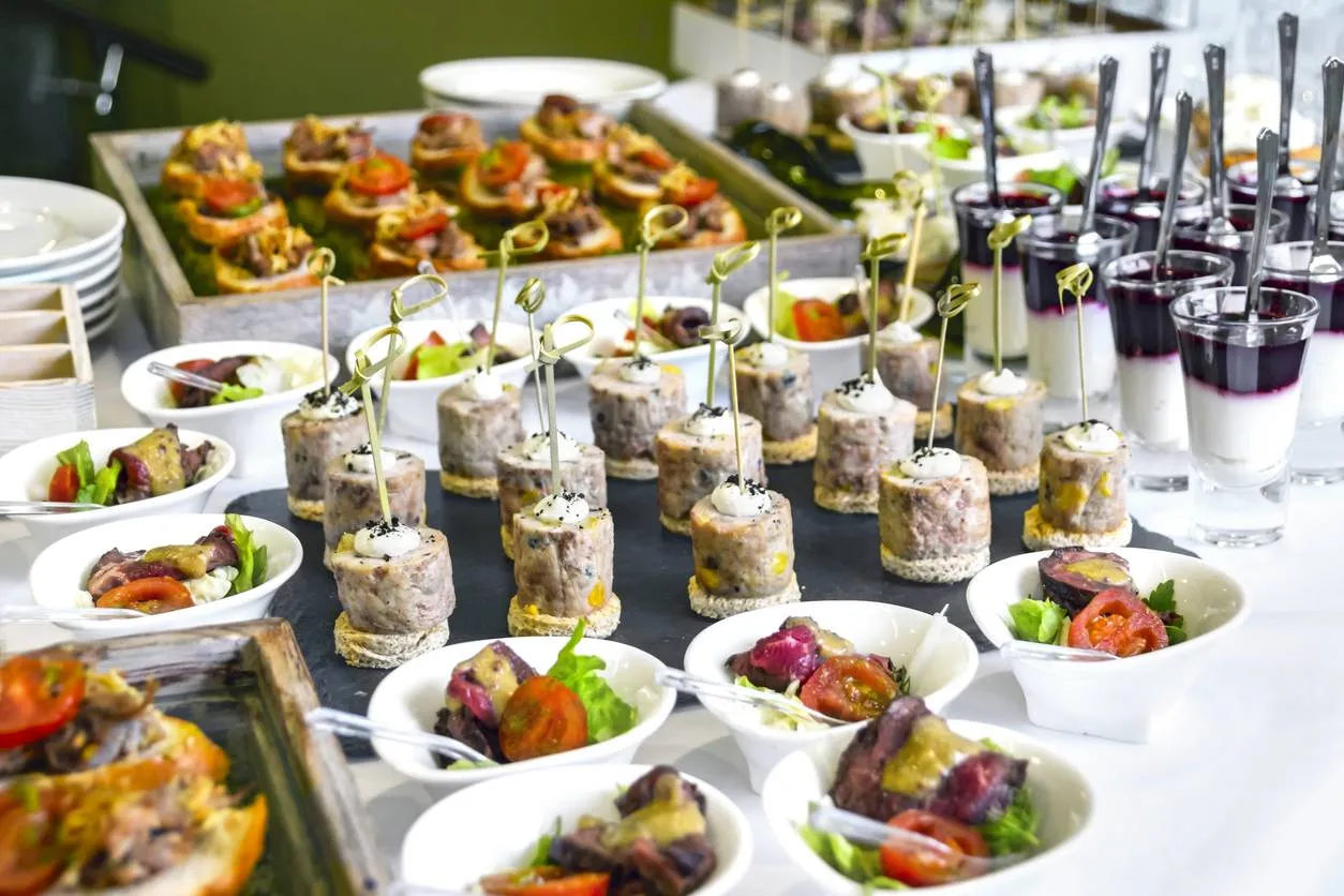 Présentation buffet événement corporate 