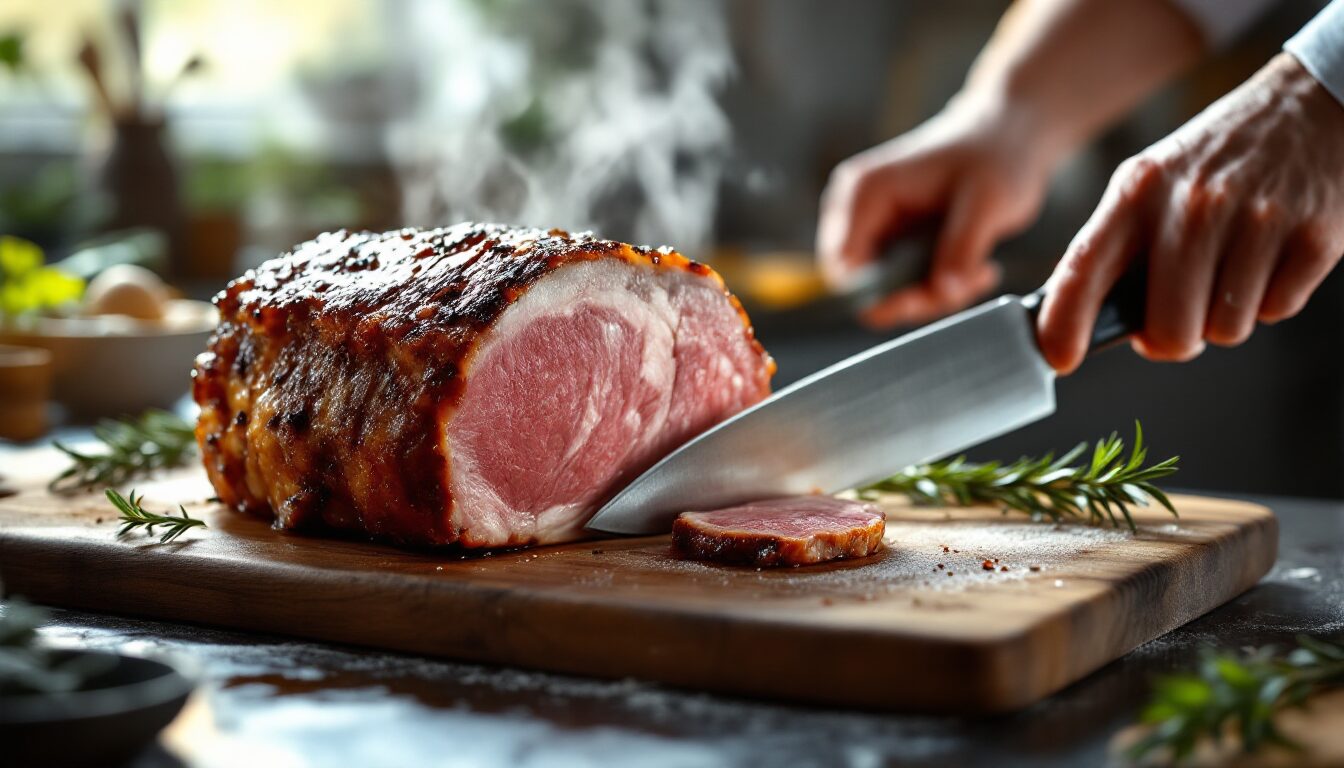 cuisson selle agneau four