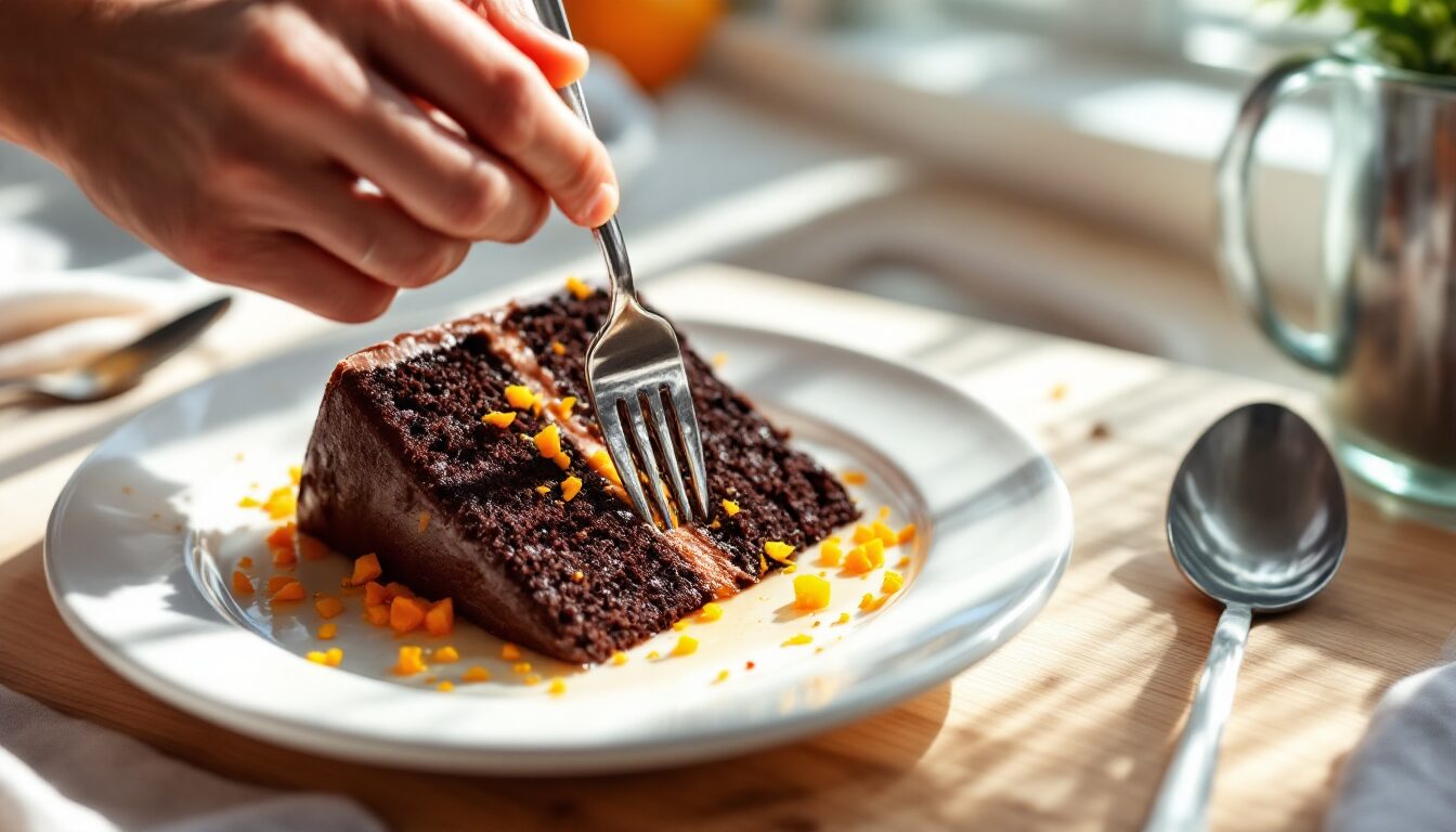 fondant orange chocolat