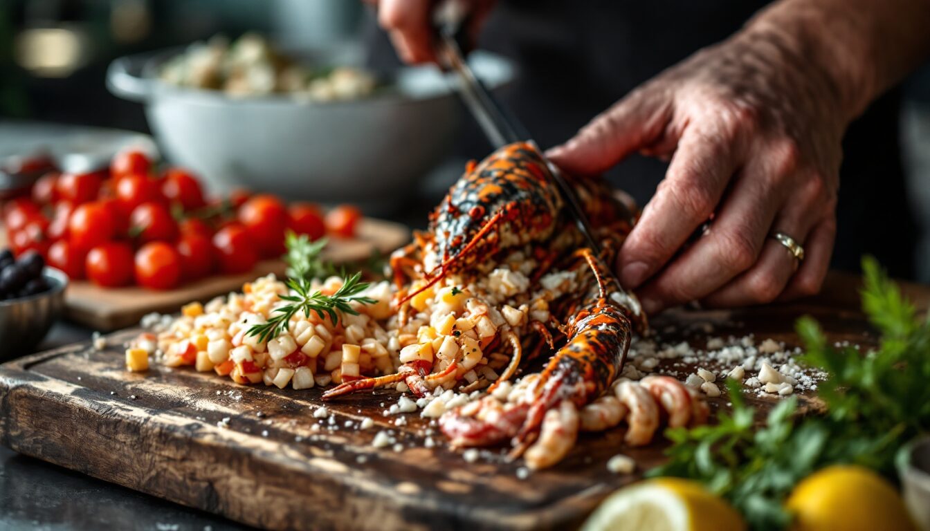 langoustes à la plancha