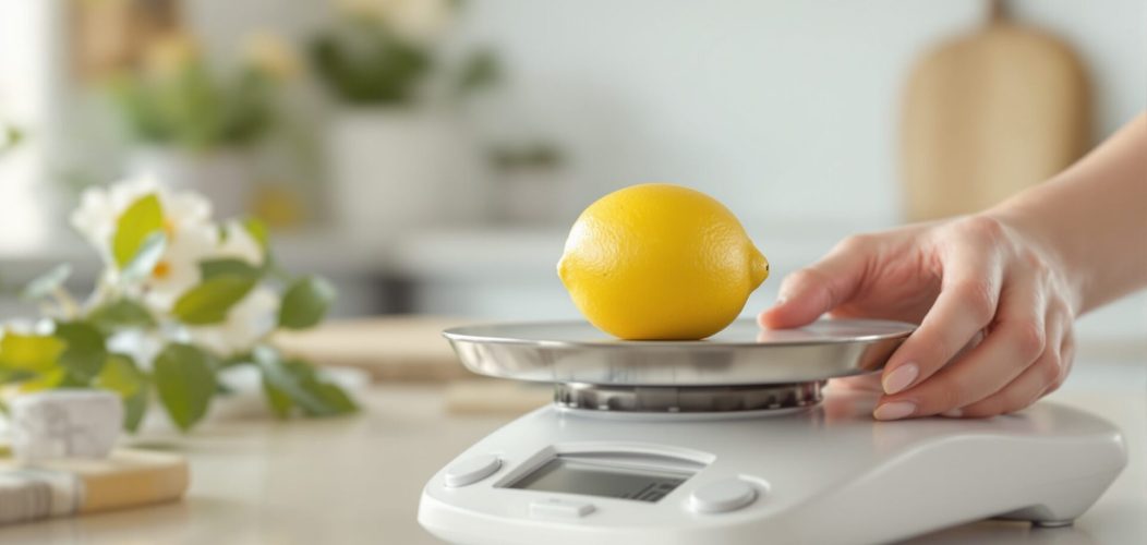poids d'un citron