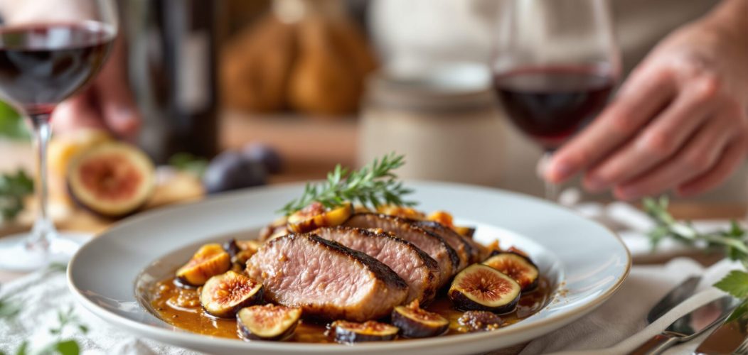 magret de canard aux figues fraîches