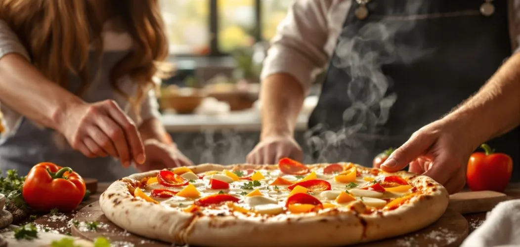 pizza poivron mozzarella