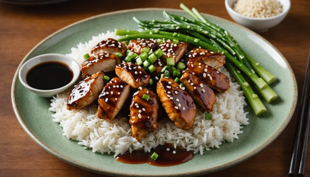 poulet sauce teriyaki