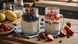 overnight porridge recette