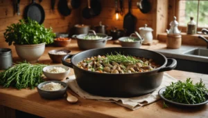 recette de coquelet en cocotte en fonte