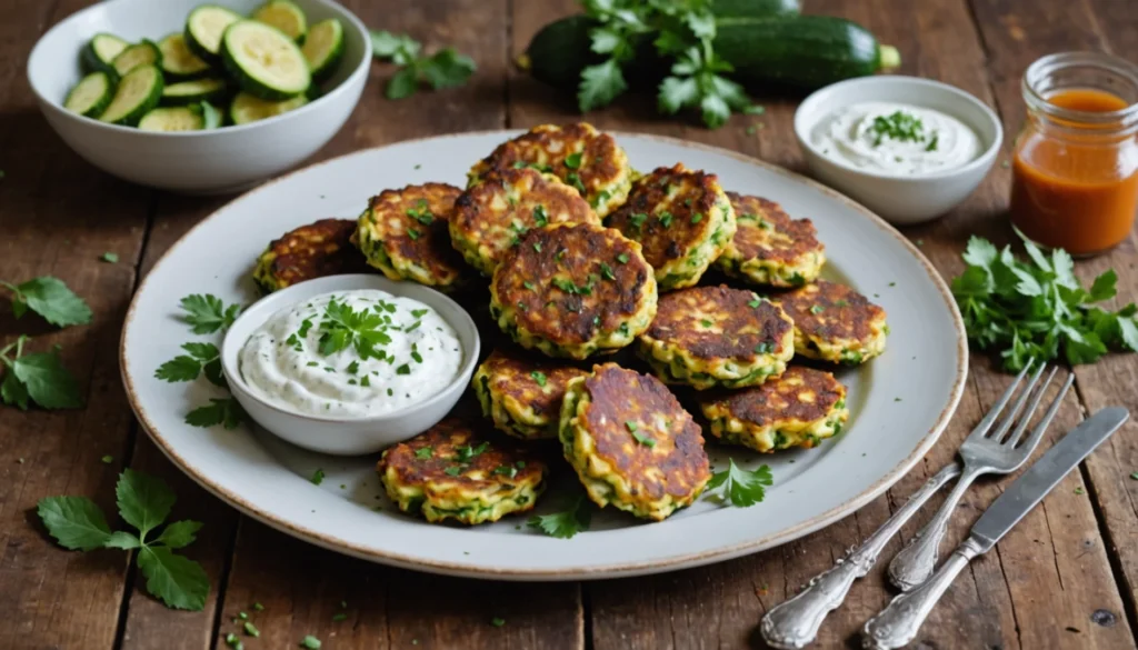 galette de courgette healthy
