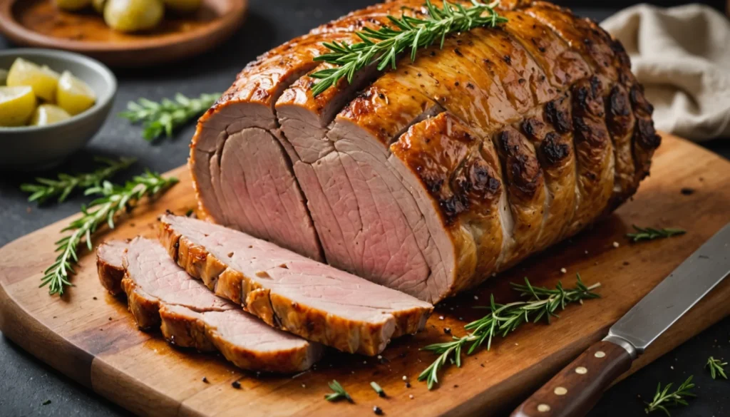 roti de porc cuisson lente