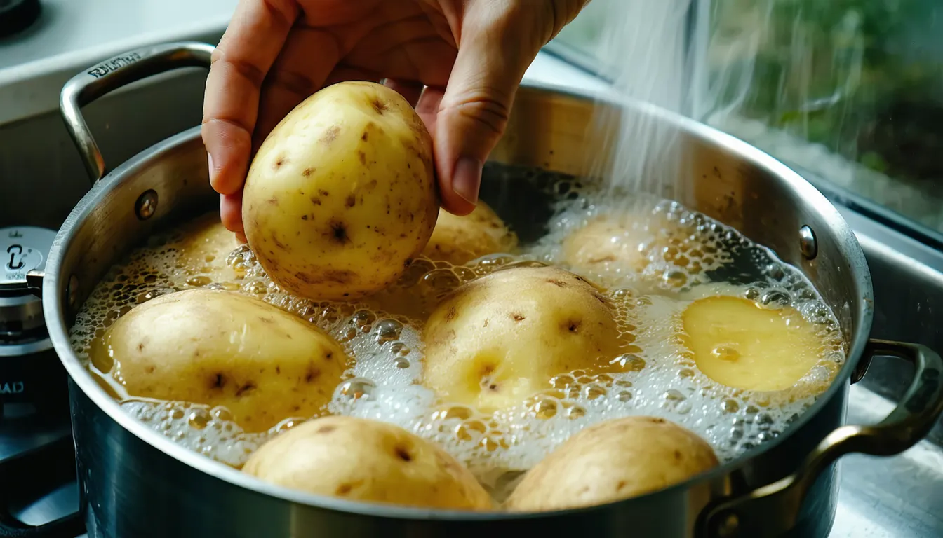 cuisson pommes de terre à l'eau