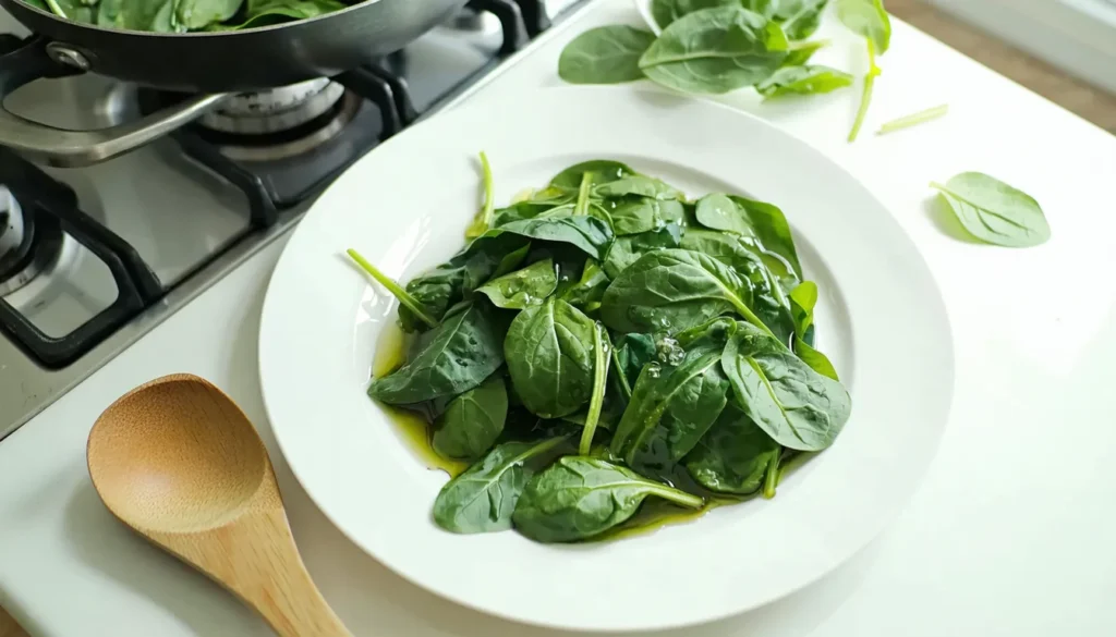 recette epinard frais