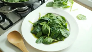 recette epinard frais