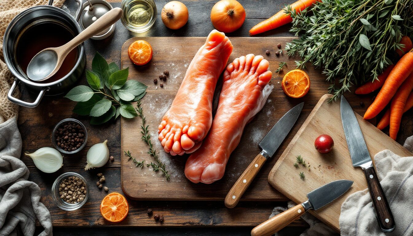 recette pieds de porc en gelée