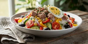 composition salade de riz