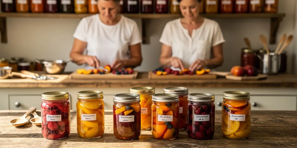 Conserve compote maison : la méthode sûre pour une longue conservation