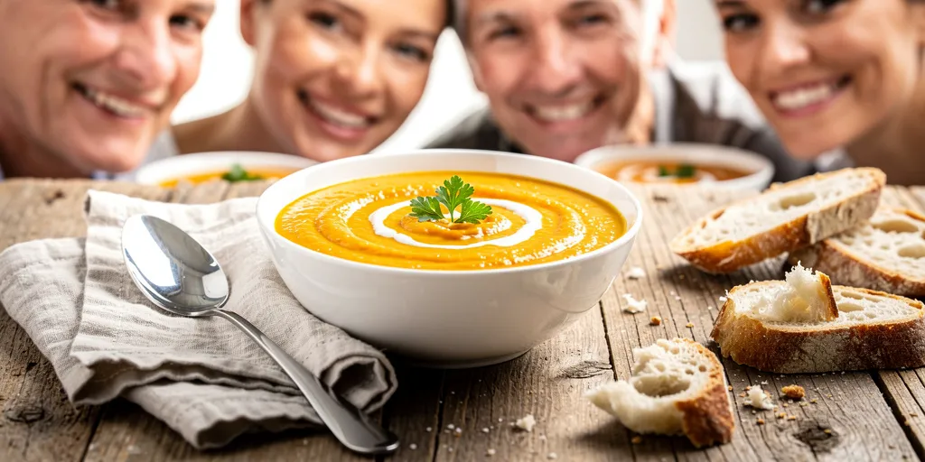 Recette soupe carottes patate douce : la méthode facile pour une soupe veloutée