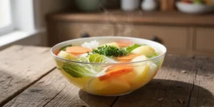 soupe chou chinois carotte pomme de terre