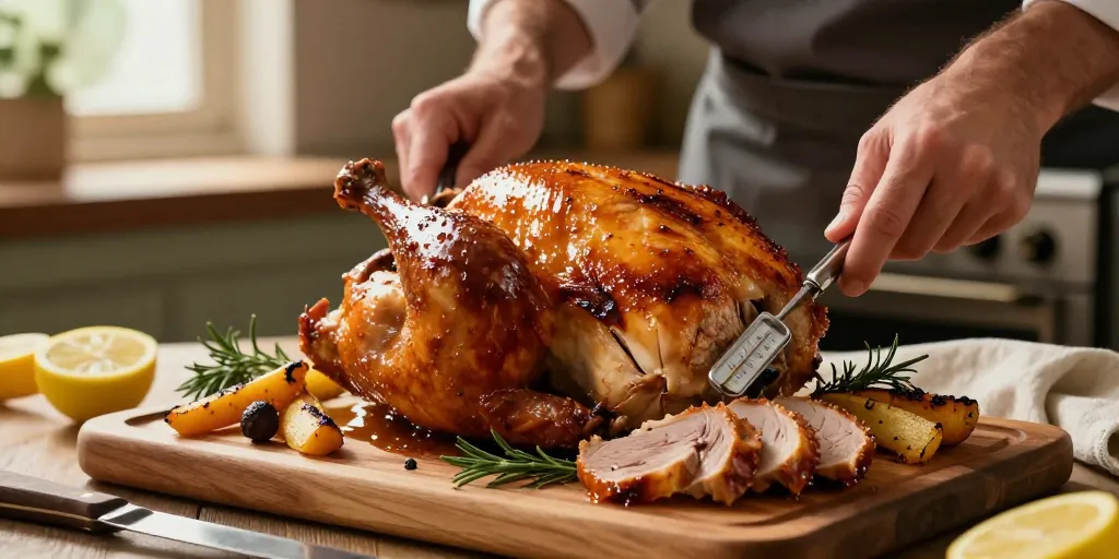 Cuisson poulet roti 2 kg : le temps idéal pour un poulet juteux