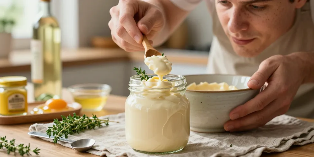 Mayonnaise à l’estragon : la méthode inratable pour une émulsion onctueuse