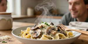 pates sauce forestière