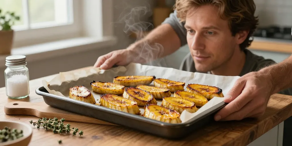 Cuisson banane plantain au four : la recette rapide pour des plantains croustillants
