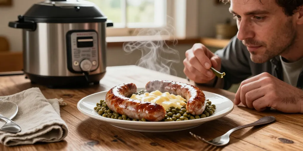 Diots aux lentilles : le mode de cuisson Cookeo pour des lentilles fondantes