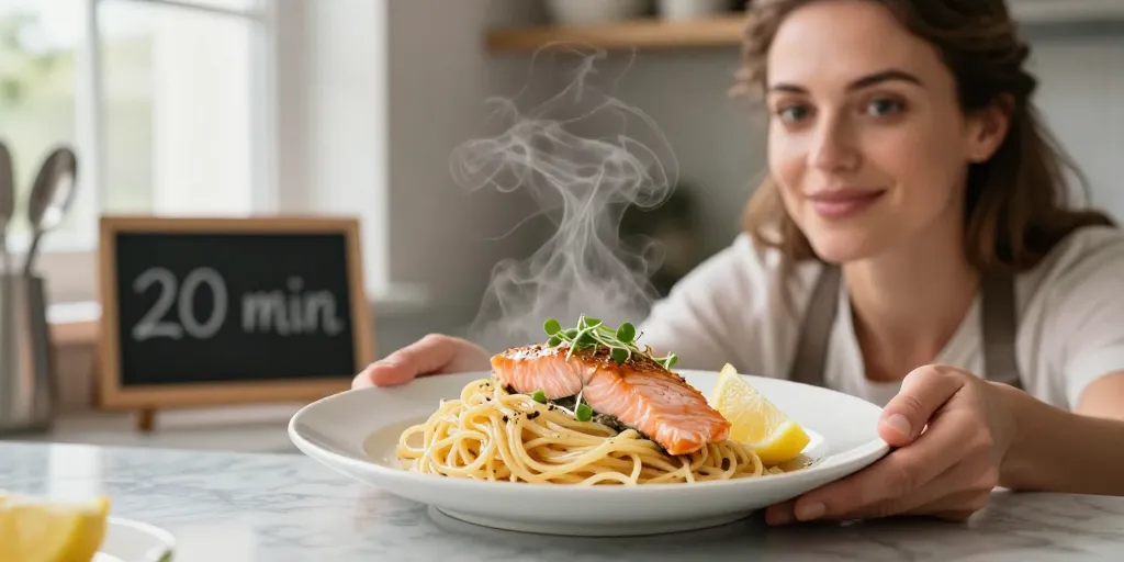 Pâtes au saumon : le plat rapide et savoureux en 20 minutes ?