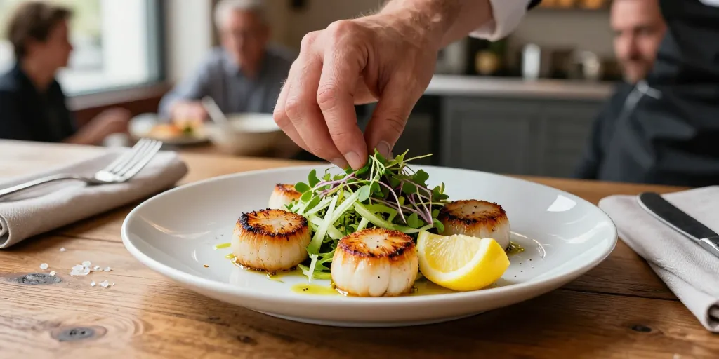 St jacques en salade : la méthode express pour une cuisson parfaite