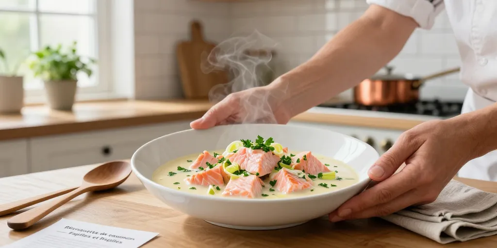 Blanquette de saumon Papilles et Pupilles : la méthode simple pour réussir