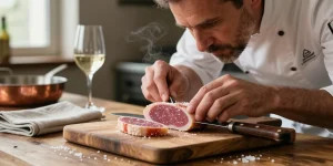 cuisson foie gras sel