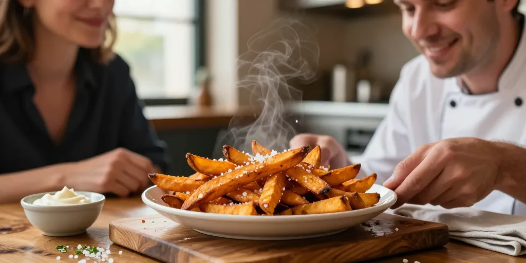 frites de patates douces