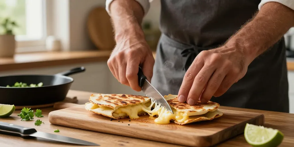 Quesadillas : la méthode simple pour une cuisson croustillante et fondante