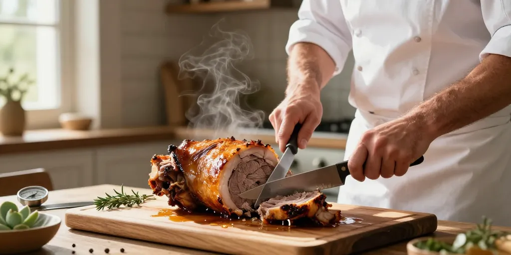 Rôti de porc : la cuisson basse température pour une viande tendre