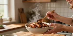 rougail saucisses lentilles