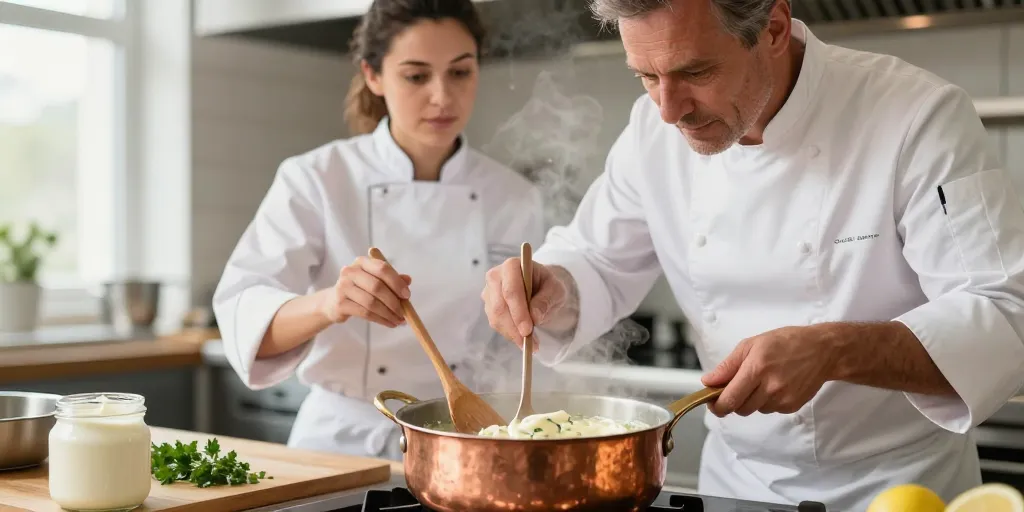 Sauce fumet de poisson creme fraiche : la méthode pour une liaison parfaite